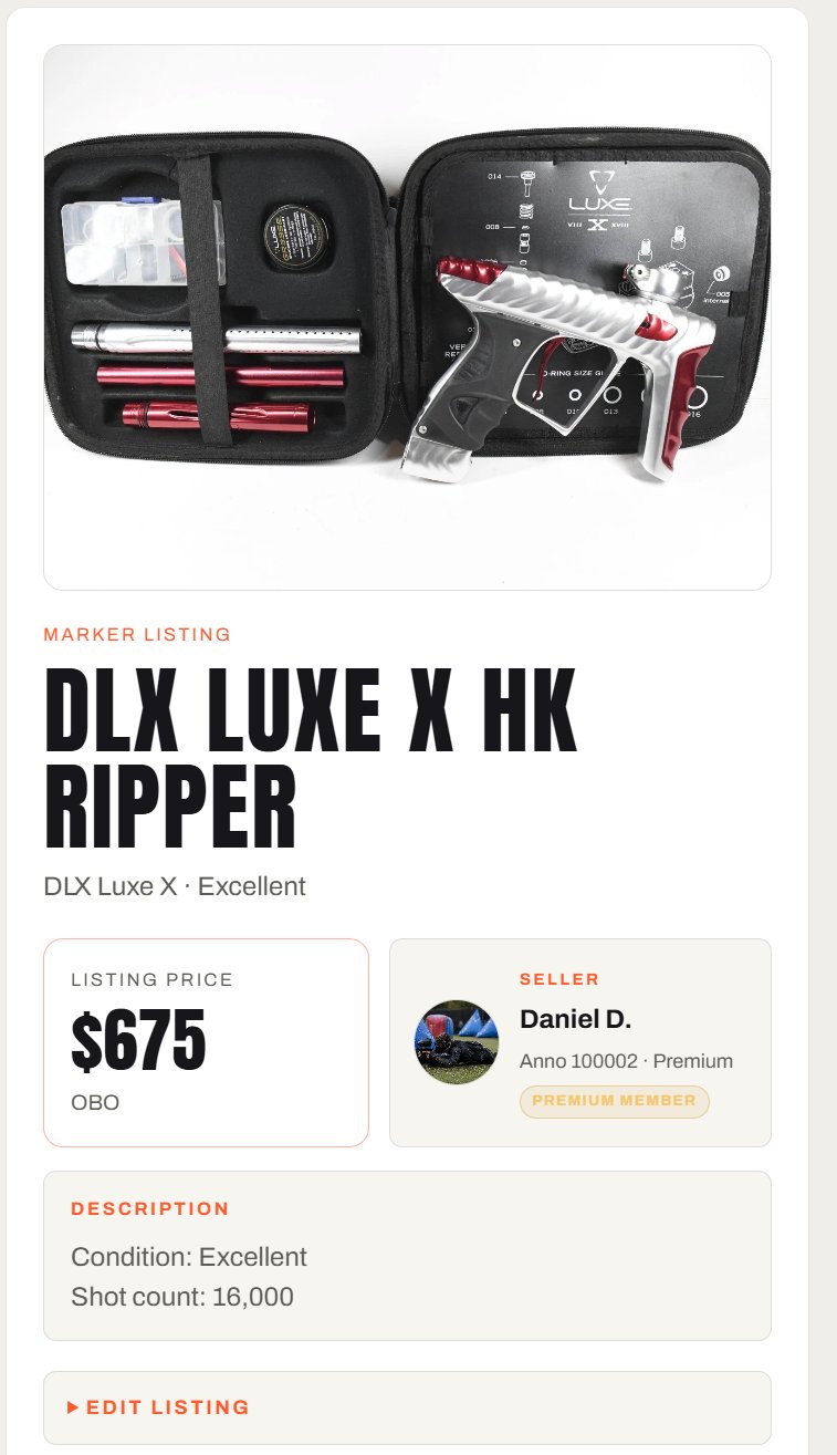 DLX Luxe X HK Ripper listing priced at $675 OBO